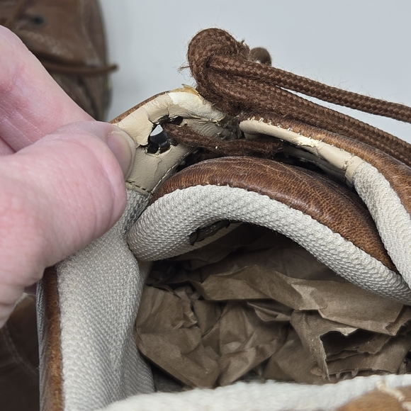 DR MARTENS Mens Size 10 Air Wair Casual Oxford Brown Leather Shoe 11215 - Picture 6 of 9